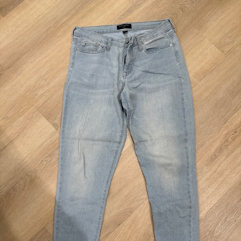 Banana republic skinny fit light wash jeans 28/6